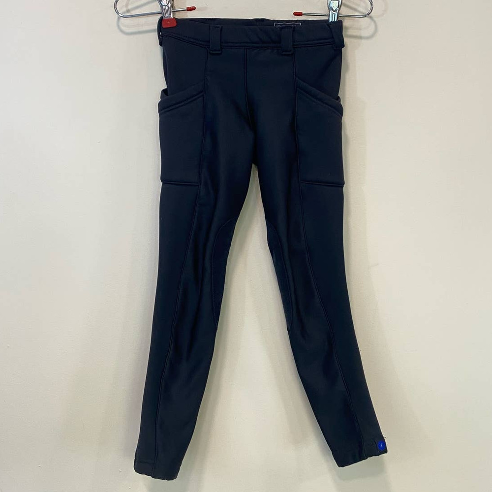 Irideon Kids Essentials Breeches Small Black  Thighs  Pockets